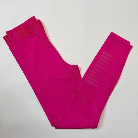 Pink Leggings Athleisure Savage X Fenty Sports Casual Lounge Pants Active Wear - Picture 3 of 17
